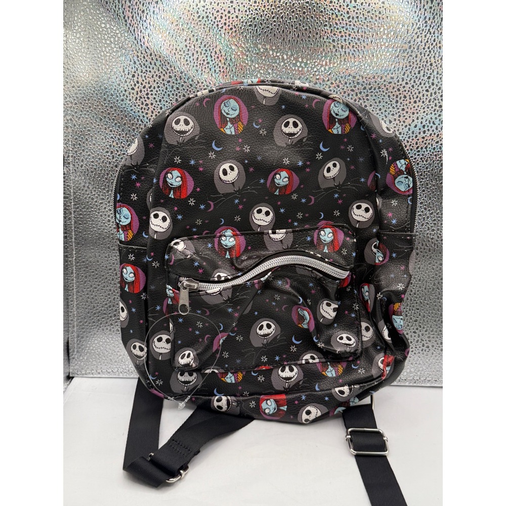 Nightmare Before Christmas Mini Backpack Jack Sally Print Bag
